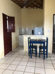 Η κουζίνα ή μικρή κουζίνα στο Aconchego Balbino hospedagem