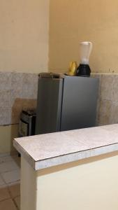 Η κουζίνα ή μικρή κουζίνα στο Aconchego Balbino hospedagem