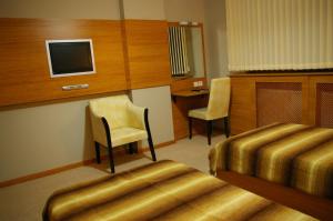 TV a/nebo společenská místnost v ubytování Hopa Heyamo Hotel