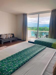 Krevet ili kreveti u jedinici u okviru objekta Luz de Laguna