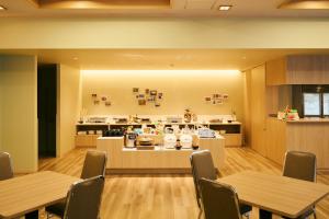 Η κουζίνα ή μικρή κουζίνα στο ホテル秋田屋