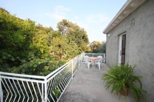 Balkón nebo terasa v ubytování Apartments Antunović
