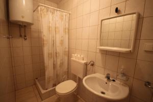 Koupelna v ubytování Apartments Antunović