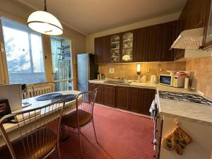 Kuchyň nebo kuchyňský kout v ubytování Retro apartment with three rooms