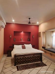 Ένα ή περισσότερα κρεβάτια σε δωμάτιο στο The second home jaisalmer +5 φωτογραφίες