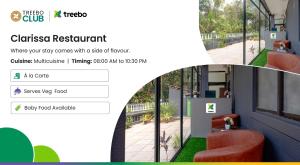 Una captura de pantalla del restaurante chino donde tu estancia viene con una ración de honor. en Treebo Clarissa Resort Goa, en Saligao