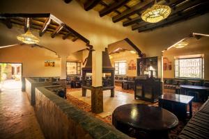 Χώρος καθιστικού στο La Terrasse des Delices