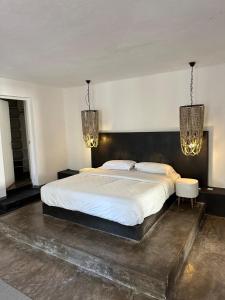 Postel nebo postele na pokoji v ubytování Villa Coconut Oasis