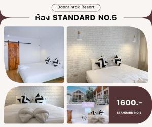 Giường trong phòng chung tại Baan Rinrak Koh Larn บ้านรินรักษ์ เกาะล้าน +4 ảnh