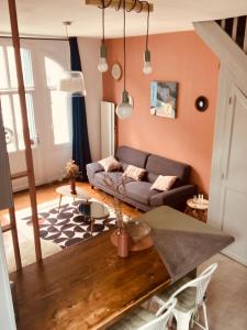 Posezení v ubytování La petite Maison