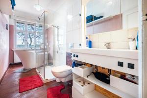 Koupelna v ubytování Villa Seeblick + 27 fotografií