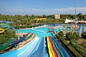 an empty pool at a water park at Futura Club Albatros in Lesina