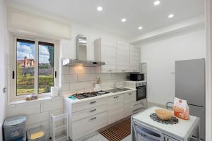 Kuchyň nebo kuchyňský kout v ubytování Paestum Eden