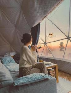 Ένα ή περισσότερα κρεβάτια σε δωμάτιο στο SADEM WADl RUM +64 φωτογραφίες