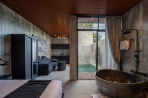 Postel nebo postele na pokoji v ubytování Nauti Villa + 10 fotografií