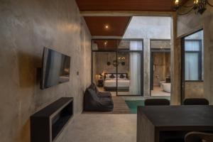 TV a/nebo společenská místnost v ubytování Nauti Villa