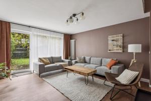 Χώρος καθιστικού στο Charmantes Stadthaus, Parkplätze, Garten