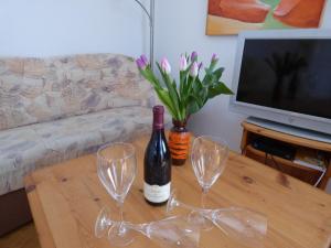 Nápoje v ubytování Ferienhaus Gisa