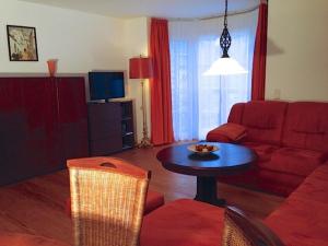 Χώρος καθιστικού στο Ferienhaus Eva