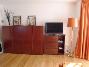 Μια τηλεόραση ή/και κέντρο ψυχαγωγίας στο Ferienhaus Eva