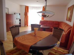 Η κουζίνα ή μικρή κουζίνα στο Ferienhaus Eva