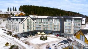 Budova, kde se aparthotel nachází