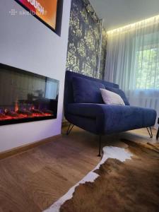 Χώρος καθιστικού στο Žalgirio 1buto apartamentai