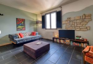 Χώρος καθιστικού στο Masseria il Fondone Rooms