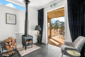 Posezení v ubytování Block Eight Estate Hunter Valley