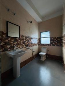 Koupelna v ubytování Arka Hotel and Restaurant