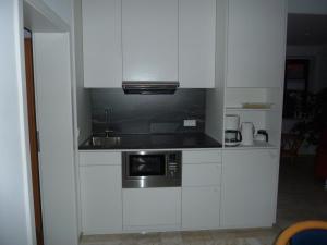 Η κουζίνα ή μικρή κουζίνα στο Ferienwohnung Janßen - zentral und ruhig