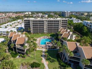 an aerial view of a resort with a swimming pool at Midnight Cove II 138F in Siesta Key