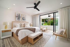 Krevet ili kreveti u jedinici u okviru objekta Sorrento 10 villa