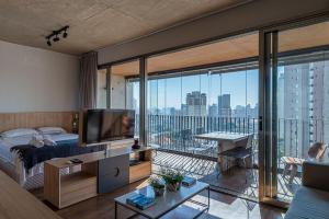 Posezení v ubytování Huma Klabin