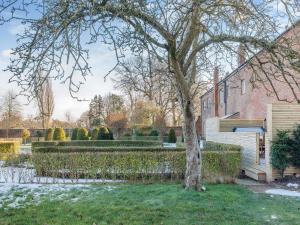 a tree in the yard of a house at Rose Cottage - Uk45497 in Great Budworth