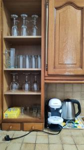 Η κουζίνα ή μικρή κουζίνα στο 2靠近奥利机场 巴黎圣母院 埃菲尔铁塔 卢浮宫凯旋门 经济大床双人间 +14 φωτογραφίες