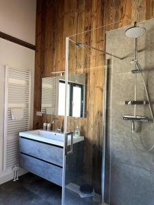 Koupelna v ubytování Chalet am See!