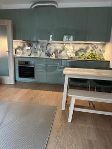 Η κουζίνα ή μικρή κουζίνα στο Mischa Apartment