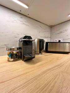 Kuchyň nebo kuchyňský kout v ubytování Le Charme Amboisien