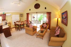 Istumisnurk majutusasutuses The Palms Oceanfront Suites
