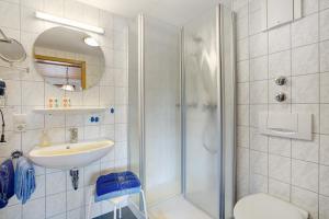 Koupelna v ubytování Hochtalblick Spießhorn - Hochkopf + 21 fotografií