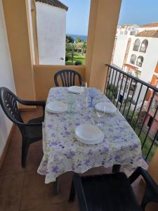 Balkón nebo terasa v ubytování Atlanterra Playa 5