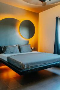 Ένα ή περισσότερα κρεβάτια σε δωμάτιο στο Villa con piscina uso esclusivo +24 φωτογραφίες