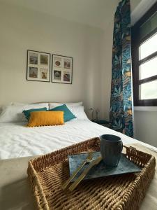 Ένα ή περισσότερα κρεβάτια σε δωμάτιο στο Upper Floor Passerini