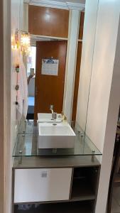 Et badeværelse på Apartamento COP30