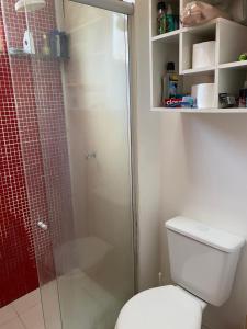 Et badeværelse på Apartamento COP30