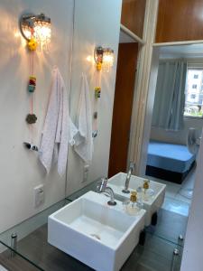 Et badeværelse på Apartamento COP30