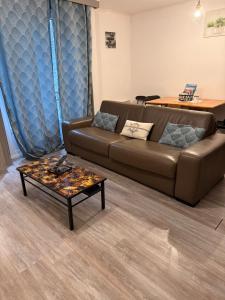 Χώρος καθιστικού στο A la porte Saint Vincent et la mer