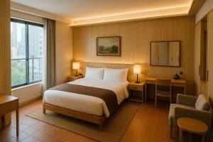 Postel nebo postele na pokoji v ubytování Wedokal MMS