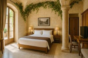 Postel nebo postele na pokoji v ubytování Wedokal MMS